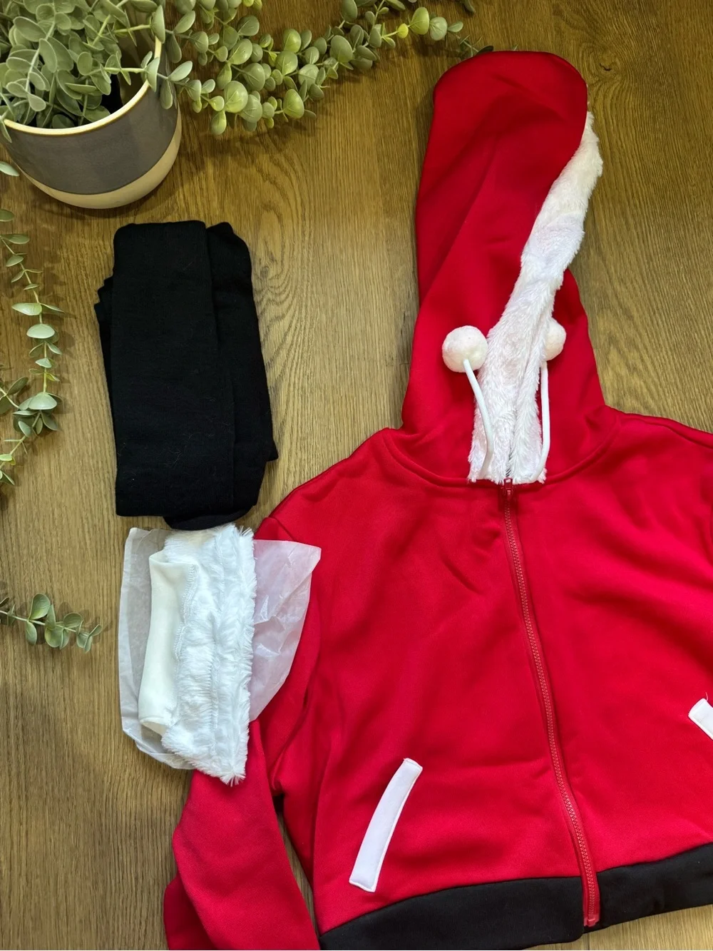 Mrs Claus Costume Adult Large 10-12 Complete Set